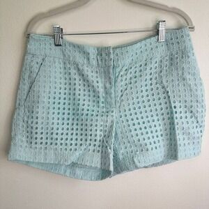 Women's Light Blue Athletic Shorts